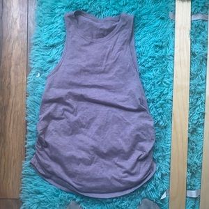 Purple scrunch lululemon shirt